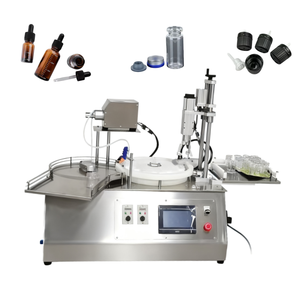Máquina Semiautomática de Llenado y Sellado de Líquidos para Botellas Pequeñas de Aerosol, Aceite Esencial y Cosméticos - Product Image 1