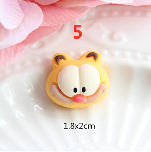 Motifs d'animaux de dessins animés, breloques en résine, décoration artisanale pour cadeaux, 20 pièces - Product Image 6