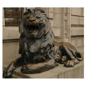 Famoso bronce antiguo <span class=keywords><strong>HSBC</strong></span> estatua de León de Banco de puerta - Product Image 3