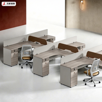 Escritorio de Computadora en Forma de L, Ergonómico, Ecológico y Moderno, de Madera, Marca JIUSHUN, Personalizable con Gabinete