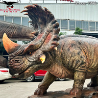 Modèle de dinosaure de Robot animatronique Standard de musée de haute qualité modèle de dinosaure animatronique en caoutchouc de silicone pour intérieur extérieur