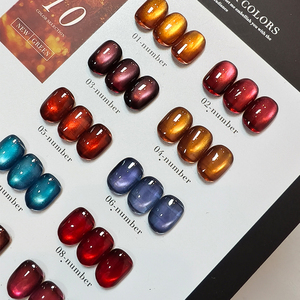 AILANUO Nouveau Design 10 Couleurs Vernis Gel Magnétique Effet Œil de Chat Cristal Clair de Lune Prise en Charge OEM Personnalisation Gratuite de la Marque et du Flacon - Product Image 4