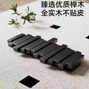 Solid wood, no-drill coat hooks for home use, including living room and bedroom <b>clothes</b> and bags. Simple <b>wall</b>-<b>mounted</b> coat rack. - Product Image 3