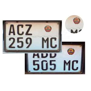 Vehicle Registration แผ่นโมซัมบิก,โมซัมบิก<span class=keywords><strong>รถ</strong></span>ใบอนุญาตแผ่นสำหรับจำนวนแผ่น - Product Image 2