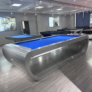 New Modern Pool Table Billiard American 7ft 8ft 9ft Sale Family Fashion Dining With Drawer WP-11 Pool Dining Table WP-11 - Product Image 2