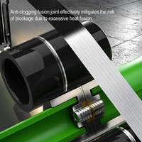 Máquina de Fusión de Tuberías de Plástico Eléctrica Portátil de Alta Calidad, PPR PE PB 20-63mm 1200W, Fusora de Enchufes con Pantalla Digital