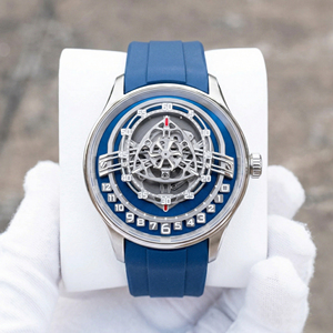 Reloj Mecánico de Cadena Micro, con Complicaciones, de Fibra de Carbono, con Logotipo OEM Personalizado, de Lujo, con Zafiro, Automático, Retrogrado, con Indicador de Hora - Product Image 1