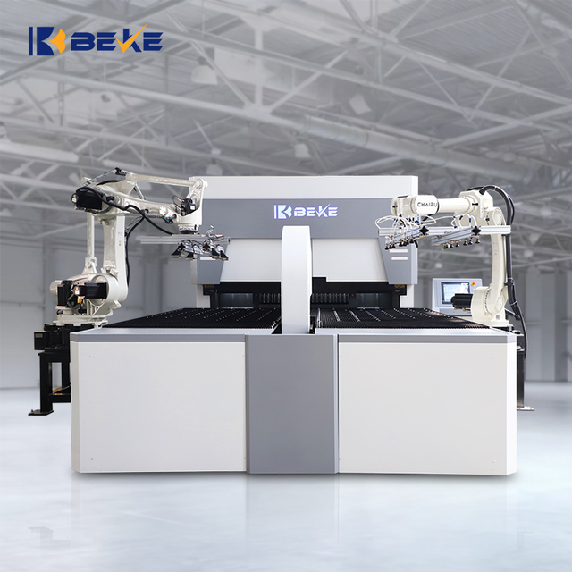 BEKE BP 1200- CNC Panel Bender with Robot Arm Automatic Sheet Metal Press Brake
