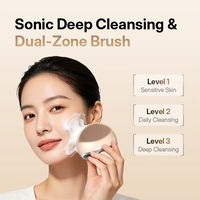 Appareil de nettoyage facial multifonctionnel EMS à micro-courant avec base UV hygiénique, modèle exclusif pour la vente en gros