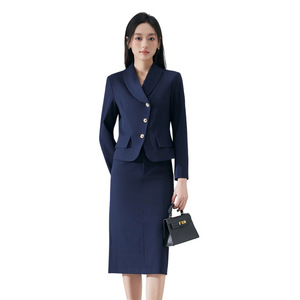 Women's Professional Business Suit Set Long Skirt Anti-Wrinkle Office Lady Formal Interview Wear - Product Image 5