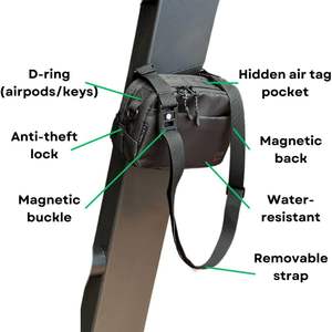 Men's Large Capacity Magnetic Fitness <b>Bag</b> Multifunctional Sports Water Bottle Phone <b>Storage</b> Bottle Polyester Magnetic Bottle <b>Bag</b> - Product Image 4