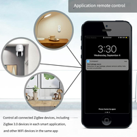 Moes Zigbee Gateway Smart Home Hub WiFi Android Desain Lipat Kontrol Suara untuk Otomatisasi Kamar Pintar Hotel