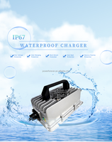 Chargeur intelligent étanche IP65 48 volts 12 ampères 48V 15A 58.4V Chargeur de batterie au lithium Lifepo4 pour planche de surf électrique