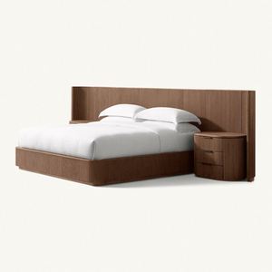 Lit Byron en chêne naturel européen, style postmoderne tendance - Product Image 2