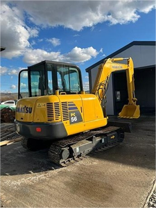 Excavadora de cadenas Komatsu PC56 usada con maquinaria pesada usada de alta calidad, excavadora Komatsu P56 barata en venta - Product Image 6