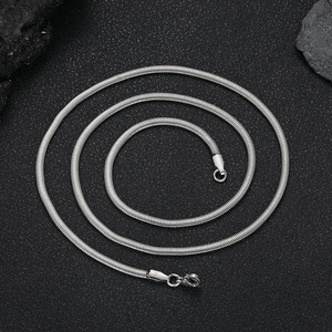 Stainless Steel Flexible Snake Link <b>Chain</b> Waterproof Rpse Gold Silver Black Minimalist Necklace for DIY Jewelry Making Findings - Product Image 2