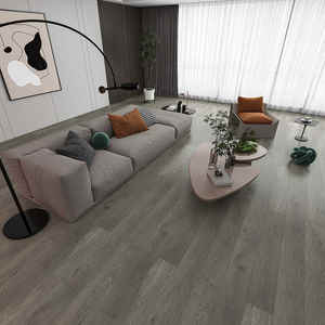 <span class=keywords><strong>Suelo</strong></span> <span class=keywords><strong>laminado</strong></span> resistente al agua AC4 de 8mm y 12mm, <span class=keywords><strong>color</strong></span> madera de roble, fácil clic, tratamiento de superficie mate de alto brillo, gris oscuro claro Natural - Product Image 5