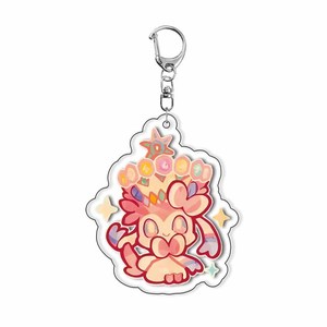 <span class=keywords><strong>Porte</strong></span>-<span class=keywords><strong>clés</strong></span> en acrylique Pokémon - Pikachu, Squirtle - Accessoire d'anime personnalisé pour sac à dos - Product Image 3