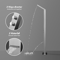 Nouveau panneau de douche haute pression S321 panneau de douche extérieur colonne de douche dans les lieux publics