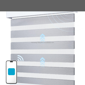 Tirai Zebra desain Modern tirai operasi elektrik atau Manual tirai Romawi mudah dipasang penutup rol kain - Product Image 3