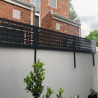 Panneaux de clôture décoratifs en aluminium découpés au laser sur mesure YISHANG pour jardin, piscine et villa