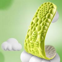 Semelles intérieures de sport 4D Cloud unisexes, antibactériennes, anti-odeurs, absorbant la transpiration, respirantes, élastiques, amortissantes, décontractées