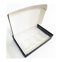VB71 - Impression de haute qualité de votre propre marque, boîte d'emballage en papier holographique laser pour petits flacons, boîte pour flacon de 3 ml