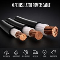 Cable Eléctrico de Alta Tensión de Cobre de un Solo Núcleo 1/0 2/0 3/0 4/0 THHN THWN XHHW THW 750mcm XLPE PVC 16A 30A para Estación de Energía IP54