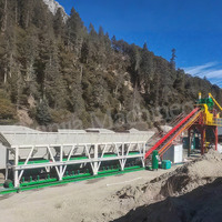 Location rentable d'usine de dosage mobile de système de contrôle entièrement automatique portatif compact pour le silo de poudre de moteur à court terme
