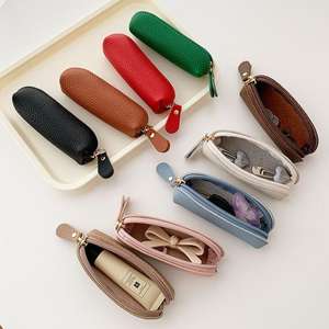 맞춤형 지퍼 지갑 가죽 동전 지갑 보석 파우치 십자가 묵주 가방 미니 PU 가죽 동전 지갑 화장품 가방 파티 선물 가방 - Product Image 1