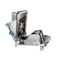 Serrure de panneau de meuble de cuisine en acier de qualité industrielle, serrure de porte à compression durable, installation facile par vis pour application sur porte