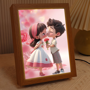 Hot bán Anime với đèn LED trang trí nội thất Truyện Tranh thiết kế Đèn khung ảnh - Product Image 1