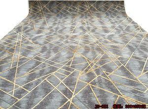 Tapis d'hôtel moderne de luxe en polyester imprimé pour salle de banquet, salon, fabriqué à la machine avec motif de couloir - Product Image 3