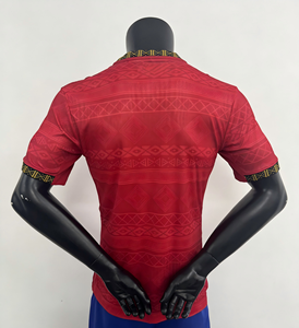 Jersey Sepak Bola Versi Thailand, Versi Pemain, Versi Penggemar, Jersey Sepak Bola Brasil Merah yang Bernapas dan Cepat Kering - Product Image 2