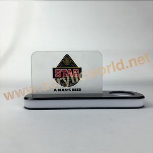 Black Led Acrylic Three Bottle for Eco-friendly Wine Display Rack with Custom Logo Wholesale - Product Image 2