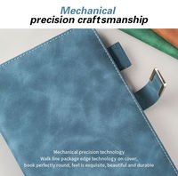 Hochwertiges A5-Notizbuch mit Personalisiertem Ledereinband 100 Blatt Bedrucktes Design für Täglichen Bürogebrauch & Geschenk