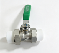 Robinet à bille en laiton 1/2"-4" à passage plein avec levier PN16, fileté NPT BSP