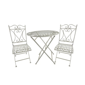 Chaises pliantes en métal antique, jardin Durable, chaises de patio d'extérieur - Product Image 2
