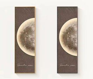 Espejo Decorativo de Pared de Estilo Minimalista Moderno, Pintura Decorativa Lunar de Pared, Espejo Deslizante - Product Image 4