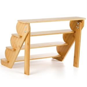 Hot Bán 4 tầng Gỗ Bánh Đứng Hiển Thị Giá Đa Chức Năng Bền Gỗ Đứng Cho Cupcakes Hiển Thị Kệ Tổ Chức - Product Image 5