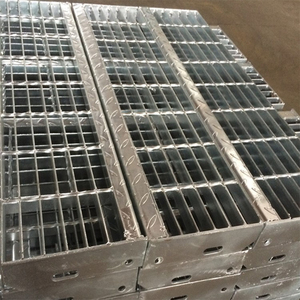 Poids galvanisé résistant de caillebotis de plancher de grille de barre d'acier d'immersion chaude par mètre carré - Product Image 1