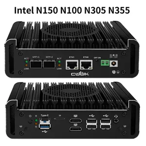 ฮาร์ดแวร์ไฟร์วอลล์ cwwk สำหรับ opnsense เราเตอร์แบบนุ่มเราเตอร์ Intel N150N100N305 N355คู่ NIC 2 10Gbe SFP + I226V 2พอร์ต2.5Gbe ระบบ <span class=keywords><strong>LAN</strong></span> - Product Image 2