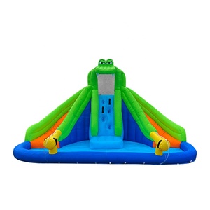 Intéressant Gonflable Bounce House <span class=keywords><strong>Trampoline</strong></span> Combo Chateau Gonflable <span class=keywords><strong>Toboggan</strong></span> Gonfler Party Castle - Product Image 2