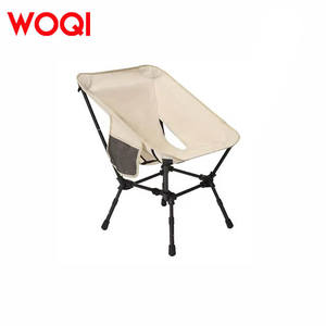 Silla Plegable Woqi Moon con Marco de Aluminio, Portátil, para Exteriores, Camping y Jardín, Color Beige, 72X53X42 - Product Image 3