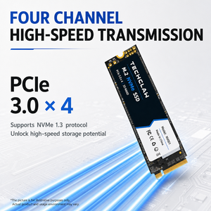 E9 Disque SSD interne M.2 NVMe PCIe 3.0 à boîtier plastique 128 Go-2 To haute vitesse pour installation système PC et mise à niveau du système d'exploitation - Product Image 6