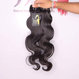 ผมมนุษย์อินเดียแท้ 100% แบบไม่ผ่านกระบวนการ พร้อมเชือกปิดผมแบบ HD  แบบลอน Body Wave  ผมมนุษย์แบบดิบ  แบบมิงค์  แบบผมแท้จากวัดอินเดีย - Product Image 1