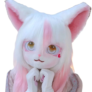 Casque et costume de qualité supérieure en fourrure Kigurumi - Product Image 1