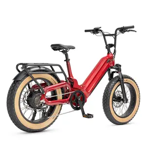 عرض خاص دراجة كهربائية تعليق كامل Ebike مع رف خلفي