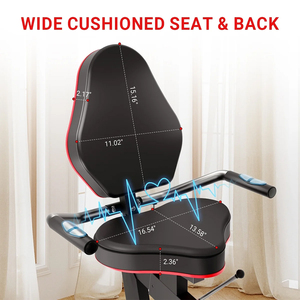 Vélo d'exercice couché pour la maison, équipement de fitness pour la salle de sport, prix direct d'usine, soutien dorsal pour le corps - Product Image 3