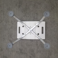 Chaise de douche pour personnes âgées, siège de salle de bain pour petite baignoire, banc de douche médical réglable pour l'intérieur de la baignoire